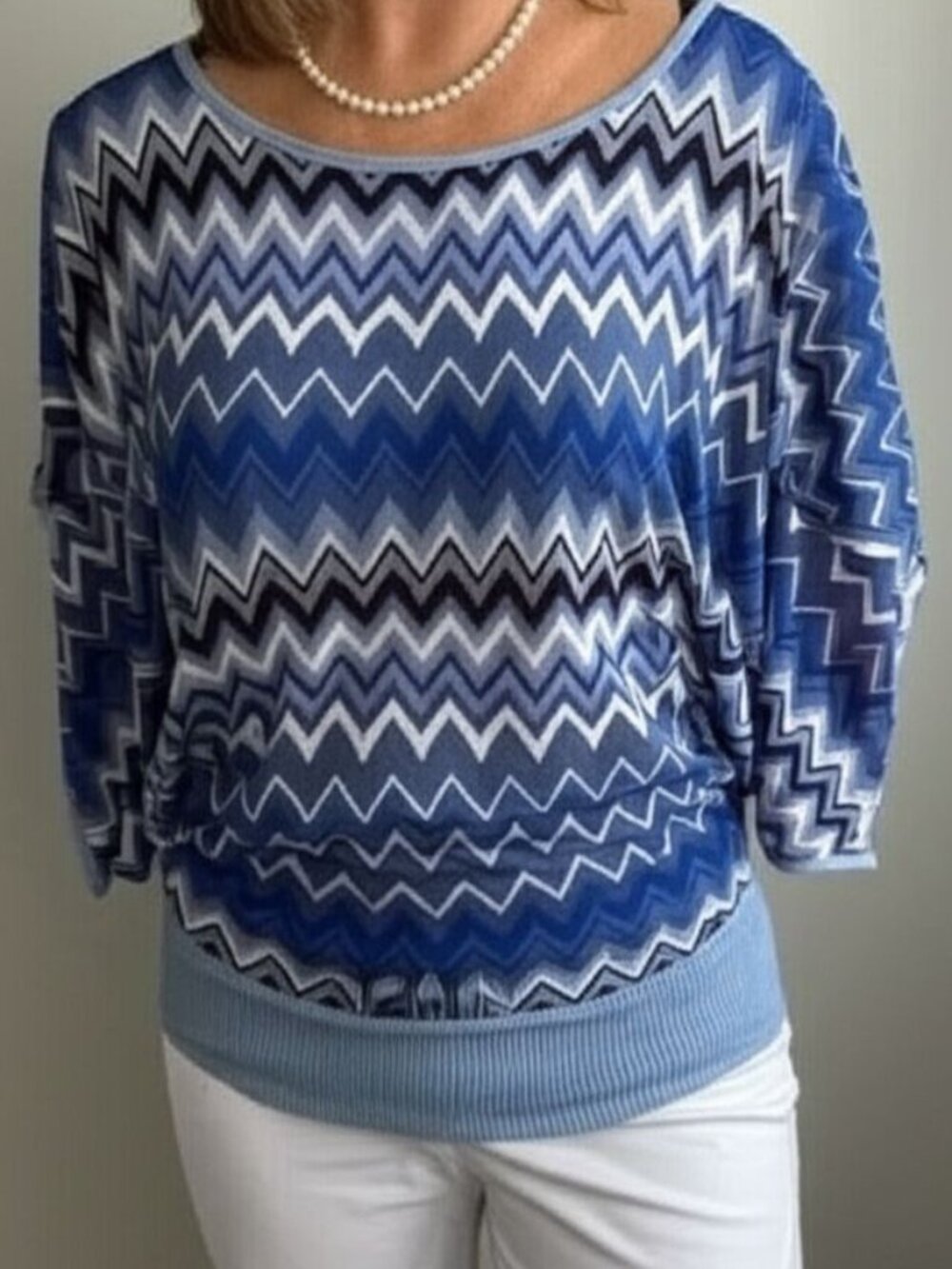 I.N.C. International Concepts Chevron Dolman Sleeve Sweater | Size XS